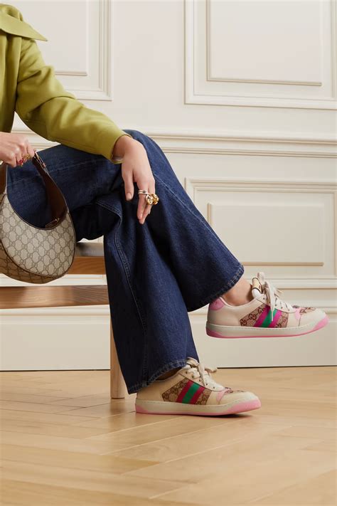 womens neon gucci sneakers|Gucci sneakers outfit women.